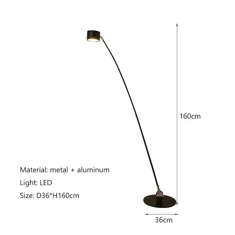 Embla – Modern Minimalist Long Strip LED Floor Lamp for Sleek, Ambient Lighting Kozyled