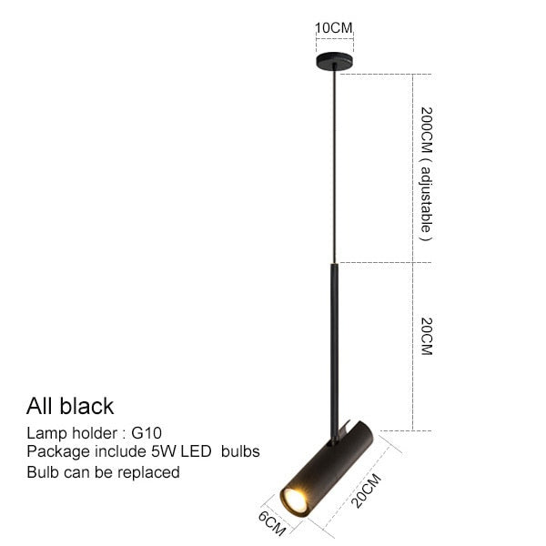 Scandinavian Minimalist LED Pendant Lamp Bendik SPINGAR.COM