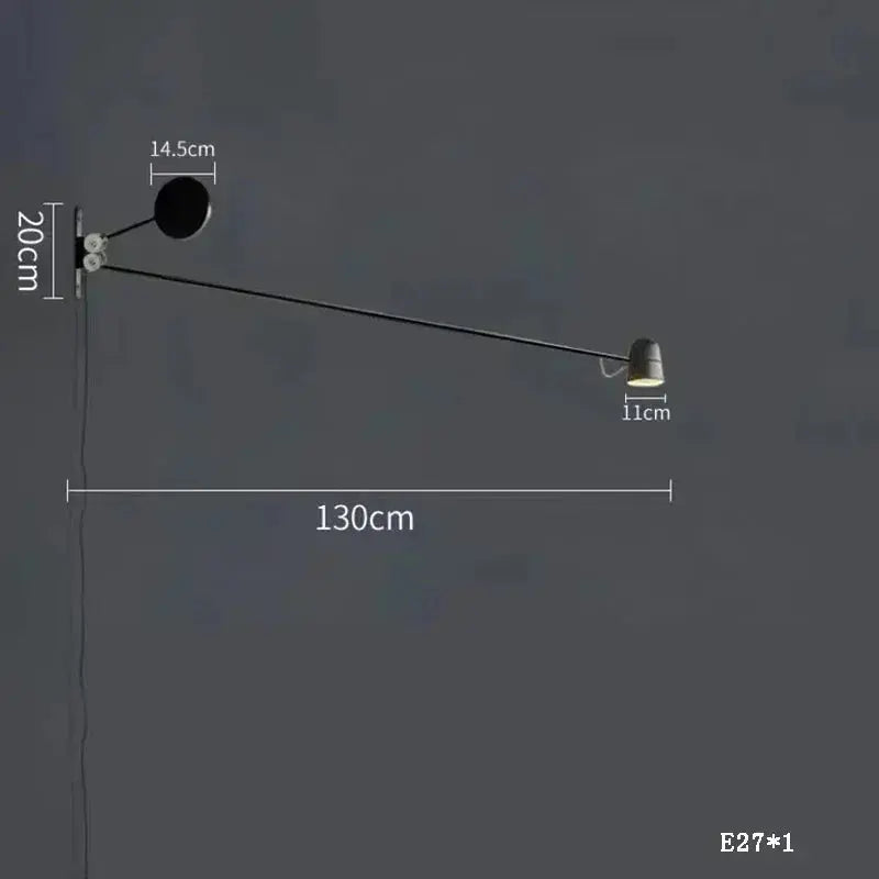 Arden – Adjustable Swing Arm Wall Lamp Lampasa.com