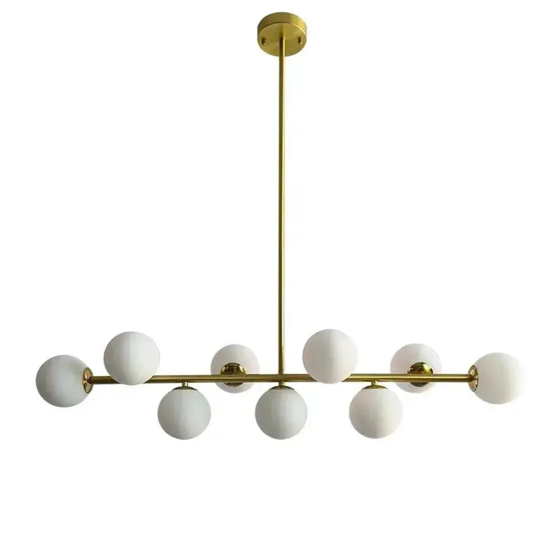 Malin – Scandinavian Frosted Glass Dining Table dimmable LED Pendant Lamp Lampasa.com