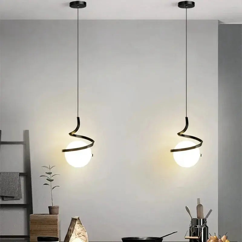 Lunvar – Sophisticated Nordic LED Dimmable Bedside Pendant Lamp Lampasa.com