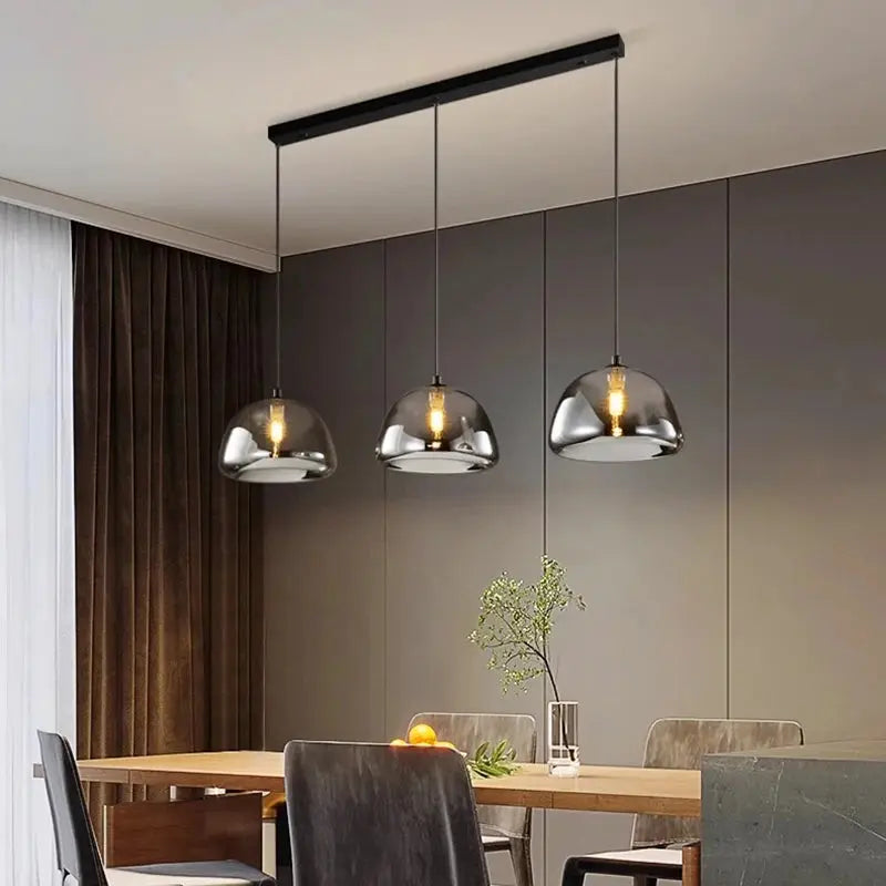 Ingvar – Dimmable Glass LED Pendant Light for Dining Tables and Bars Kozyled.com