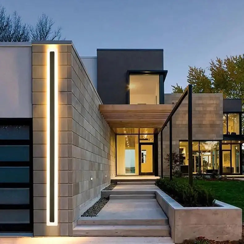 Frida – Modern Long Strip IP65 Waterproof LED Outdoor Lamp for Durable Exterior Lighting Kozyled