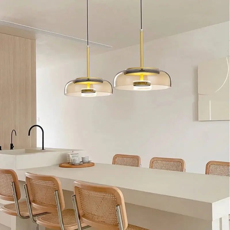 Modern Glass LED Pendant Lamp Orsola SPINGAR.COM