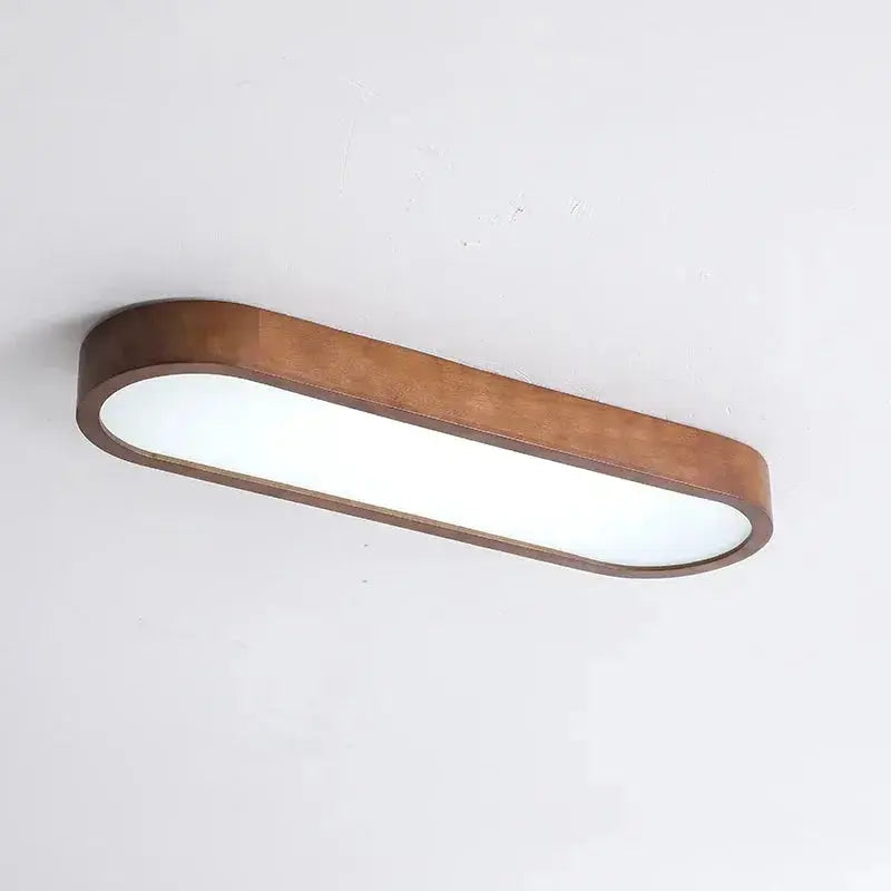 Ivar – Elegant Walnut Color Dimmable LED Ceiling Lamp Lampasa.com