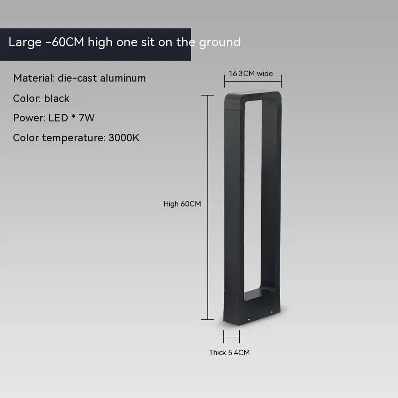 Modern Arch-Shaped IP65 Outdoor LED Floor Lamp for Stylish, Durable Lighting Kozyled