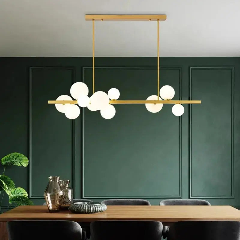 Alvin – Modern LED Pendant Light with Metal and Glass Design for Dining Tables and Bars Kozyled.com