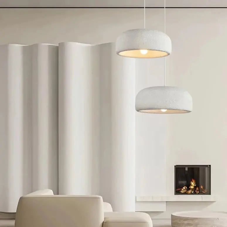 Handmade Japanese Wabi-Sabi LED Pendant Lamp Finn SPINGAR.COM