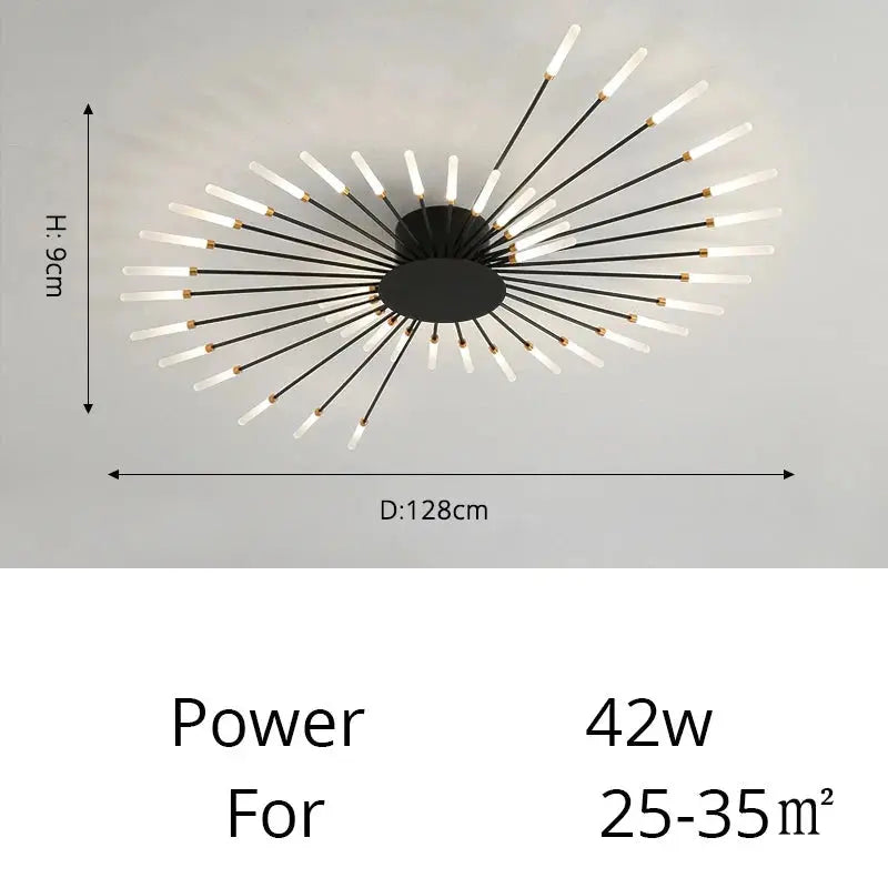 Fan-shaped LED ceiling light Arlo™ Spingar.com