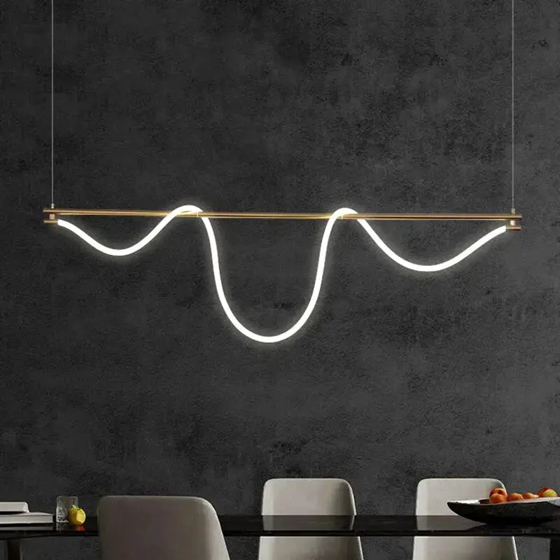 Kael – Modern Creative Linear LED Dimmable Pendant Lamp Lampasa.com