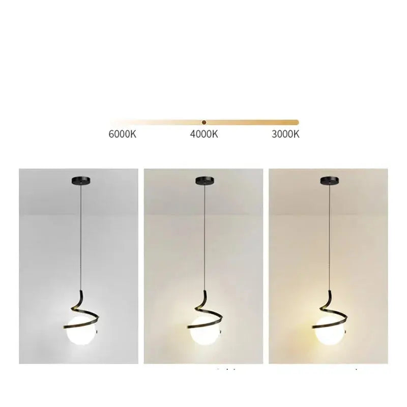 Lunvar – Sophisticated Nordic LED Dimmable Bedside Pendant Lamp Lampasa.com