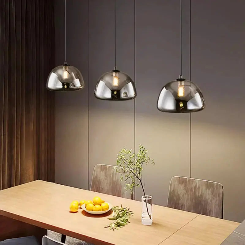 Ingvar – Dimmable Glass LED Pendant Light for Dining Tables and Bars Kozyled.com