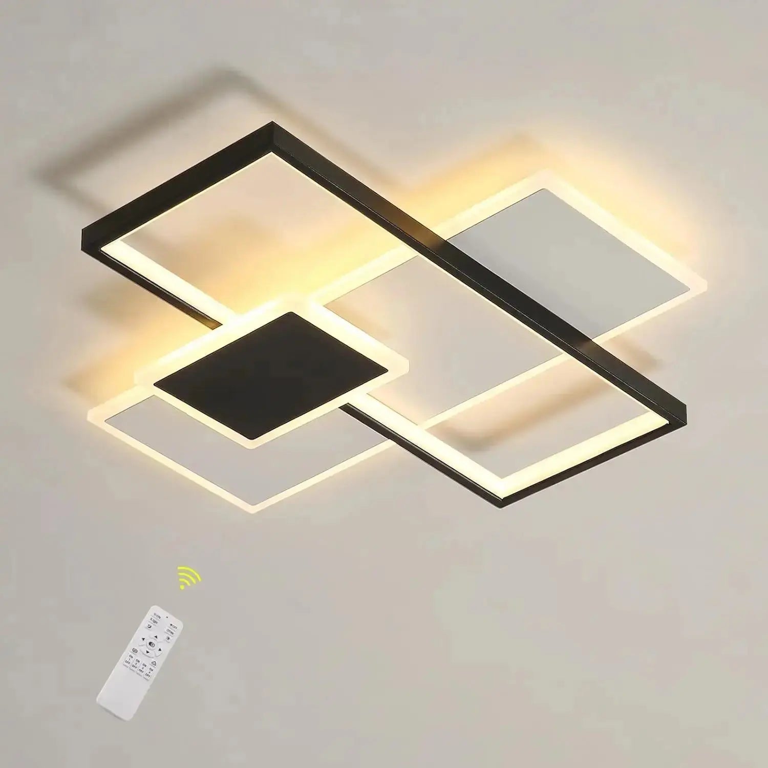 Vynric – Modern Square Design Dimmable LED Ceiling Lamp Lampasa.com