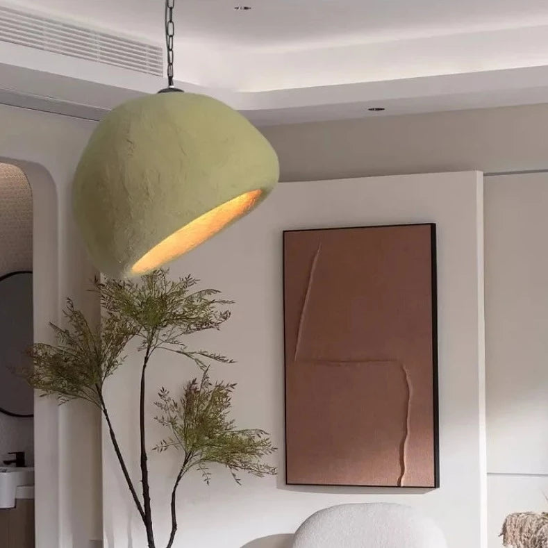 Handmade Japanese Retro Staircase Wabi Sabi LED Pendant Lamp Masako SPINGAR.COM