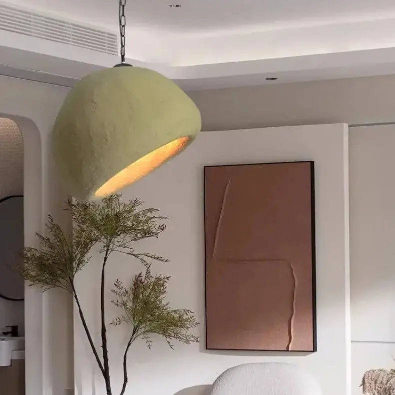 Handmade Japanese Retro Staircase Wabi Sabi LED Pendant Lamp Masako SPINGAR.COM