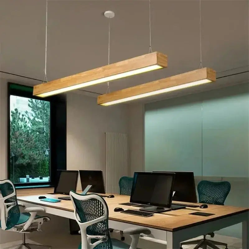 Ravien – Nordic Modern Solid Wood LED Pendant Lamp Lampasa.com