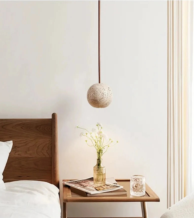 Naturel Cave Stone LED Pendant Lamp Vibeke SPINGAR.COM