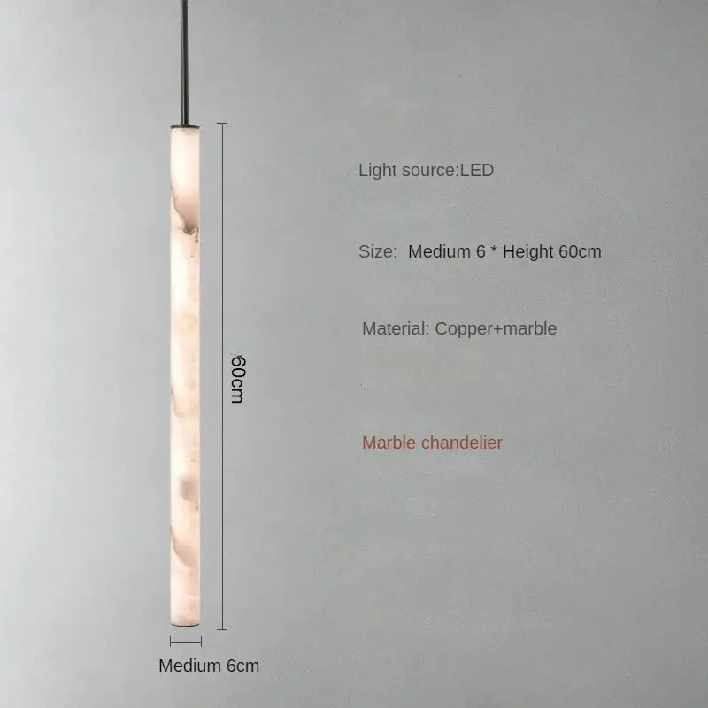Aina – High-Quality Elegant Copper and Natural Marble LED Pendant Lamp for Luxury Interiors Kozyled