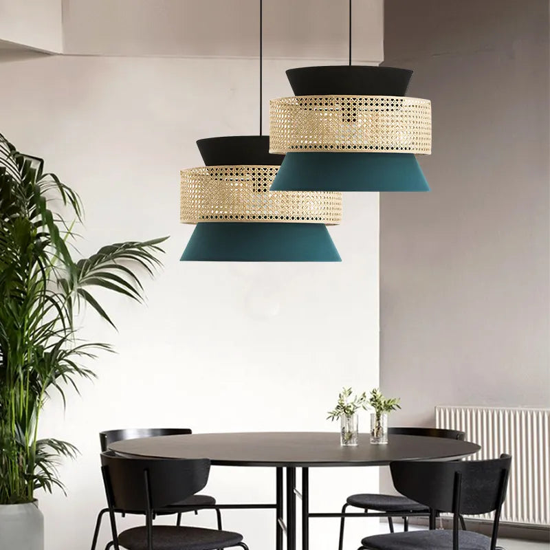 Creative Design Handmade Rattan Pendant Lamp Olan SPINGAR.COM