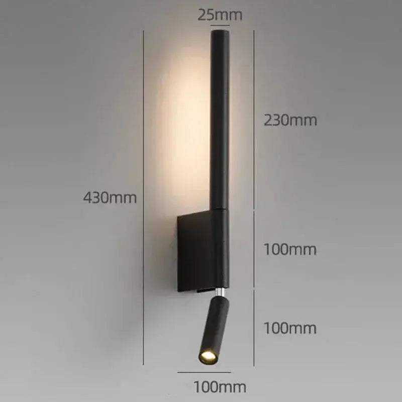 Hedda – Modern Bedside LED Spot Wall Lamp for Focused, Stylish Lighting Kozyled