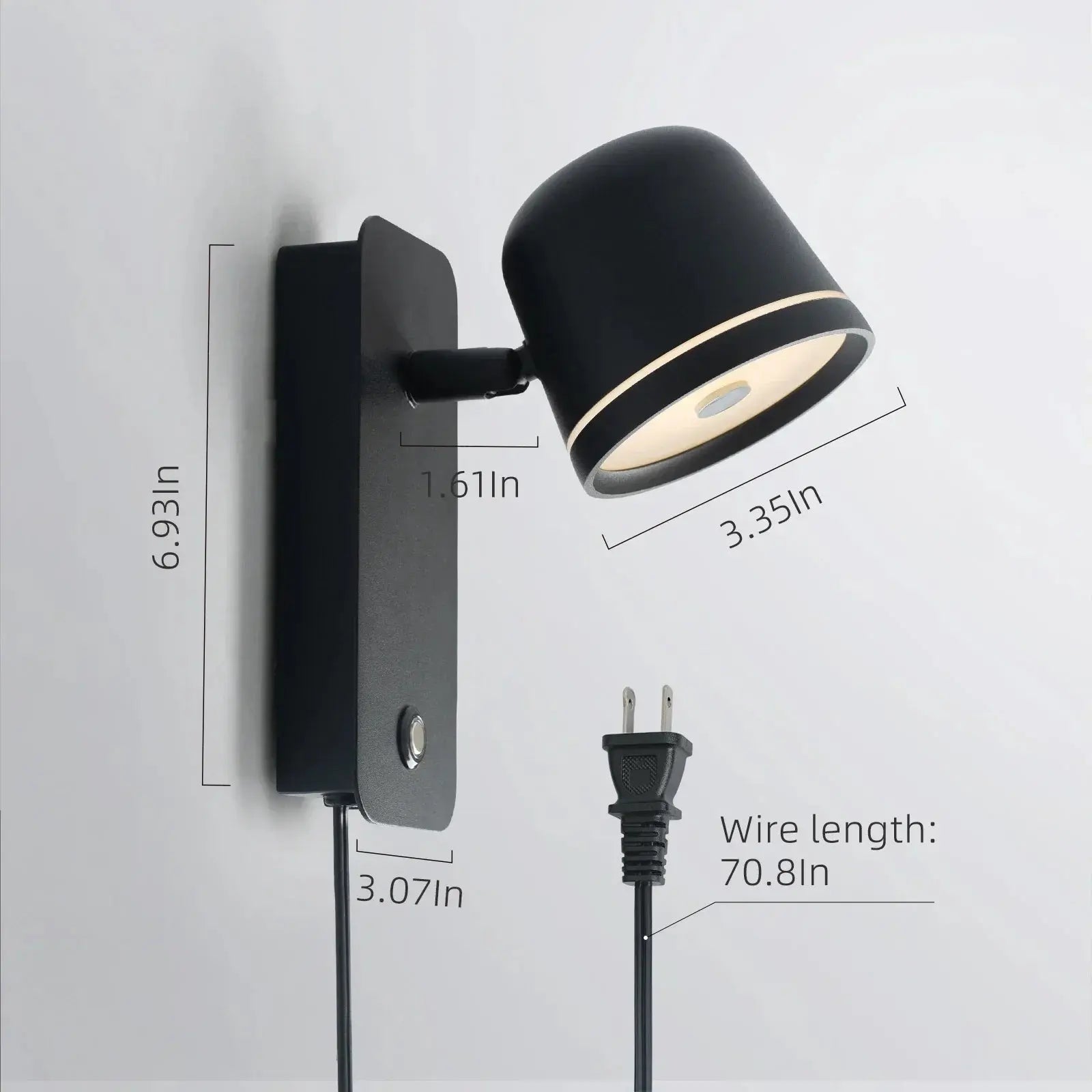 Rotatable Dimmable LED Wall Lamp Luca SPINGAR.COM