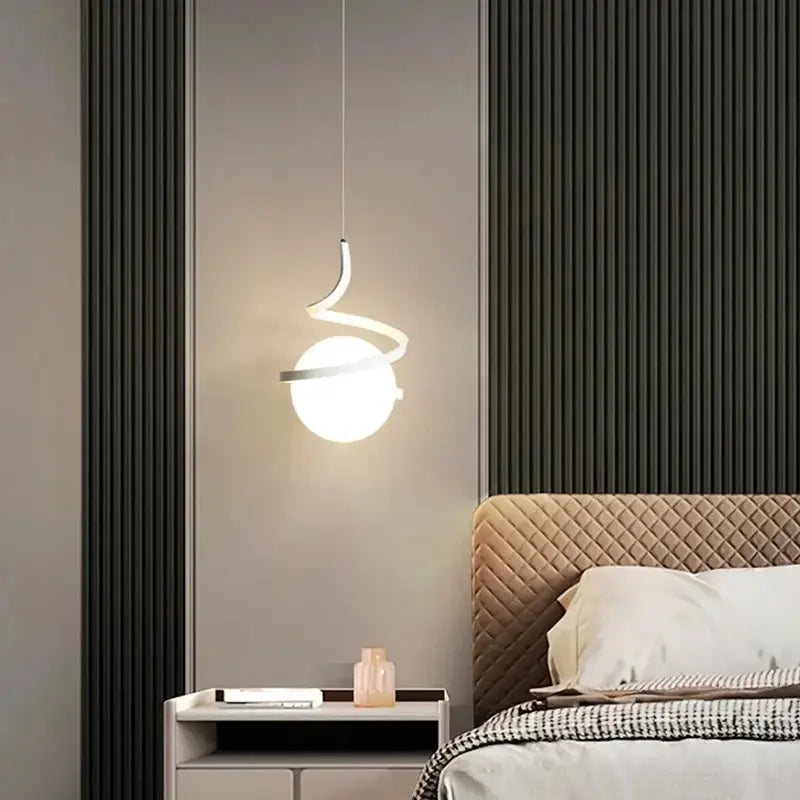Lunvar – Sophisticated Nordic LED Dimmable Bedside Pendant Lamp Lampasa.com