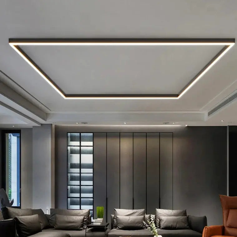 Asta – Modern Minimalist Long Beam LED Ceiling Lamp for Sleek Lighting Kozyled