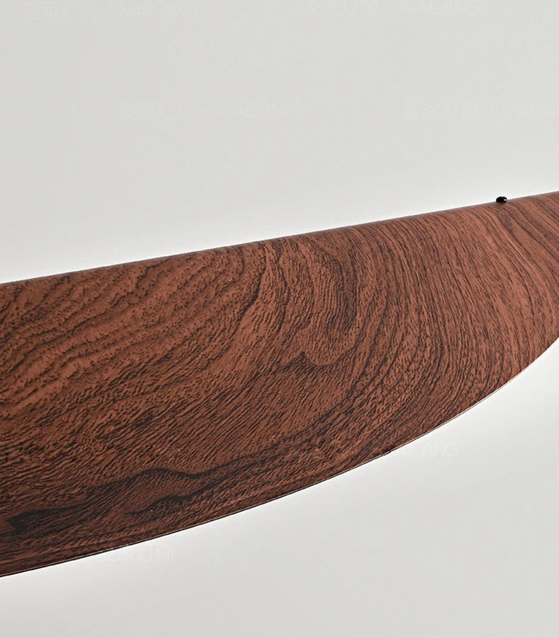 Imitation Wood Elliptical Classic LED Wall Lamp Jens SPINGAR.COM