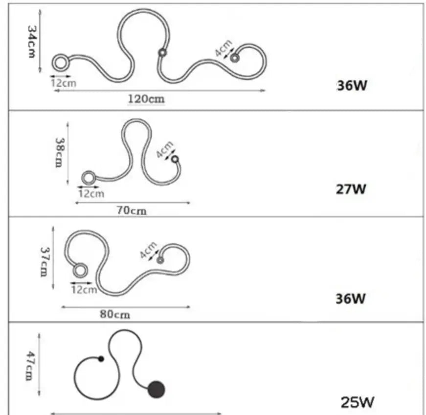 Modern Shaped LED Wall Lamp Benjamin™ Spingar.com