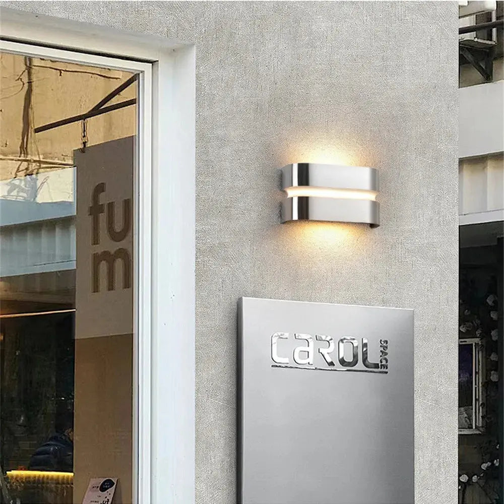 Yrsa – Stainless Steel Outdoor IP65 LED Wall Lamp for Durable, Weatherproof Lighting Kozyled