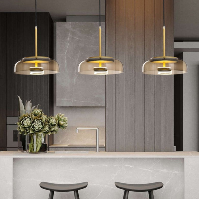 Modern Glass LED Pendant Lamp Orsola SPINGAR.COM