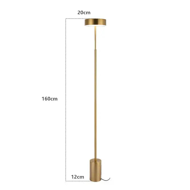 Walter – Minimalist Tall LED Floor Lamp with Dimmable Light for Modern Interiors Lampasa.com