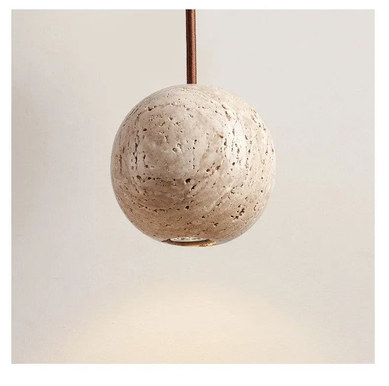 Naturel Cave Stone LED Pendant Lamp Vibeke SPINGAR.COM