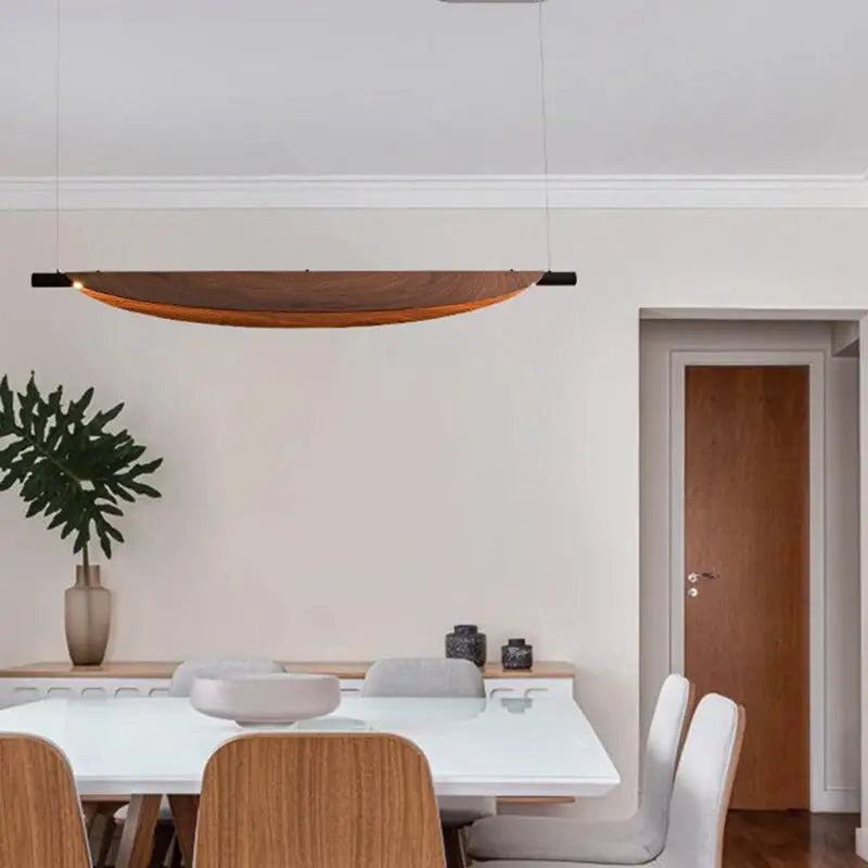 Imitation Wood Elliptical Classic LED Wall Lamp Jens SPINGAR.COM