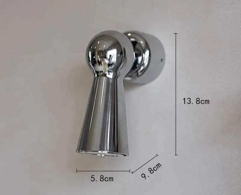 Randel – Chrome Metal LED Wall Light with Sleek Modern Design Lampasa.com