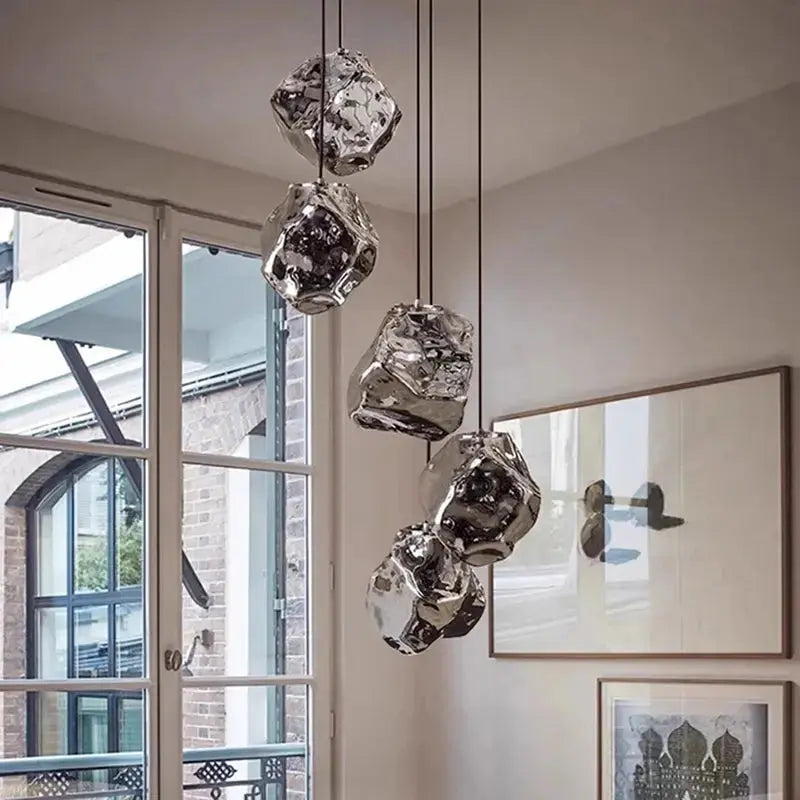 Vela – Modern Luxury Glass Dimmable LED Pendant Lamp Lampasa.com