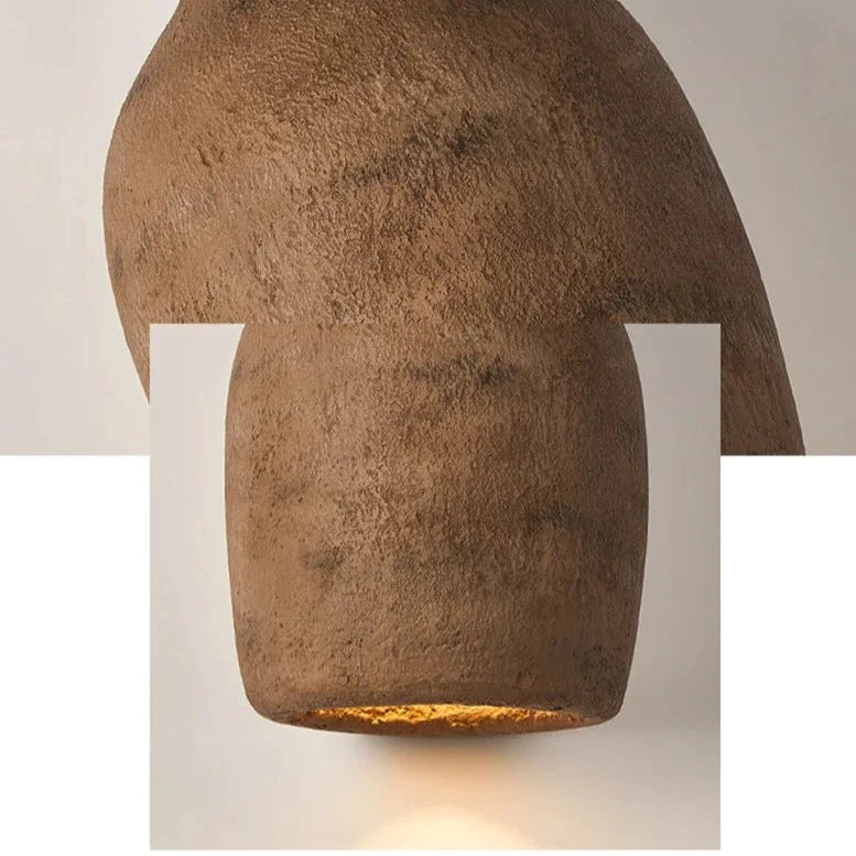 Handmade Japanese Wabi Sabi LED Pendant Lamp Satoko SPINGAR.COM