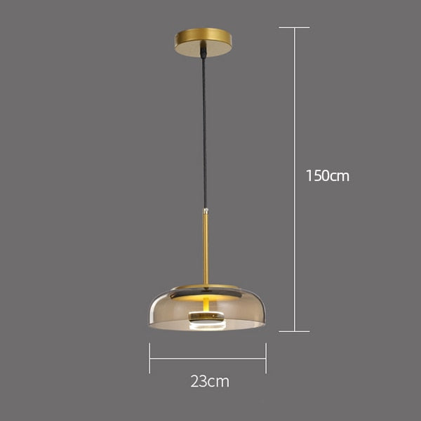 Modern Glass LED Pendant Lamp Orsola SPINGAR.COM