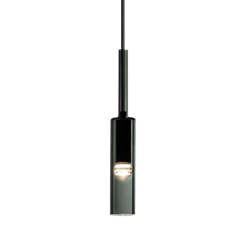 Modern Smokey Long Glass Ambiance LED Pendant lamp Nea SPINGAR.COM
