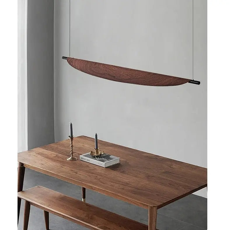 Imitation Wood Elliptical Classic LED Wall Lamp Jens SPINGAR.COM
