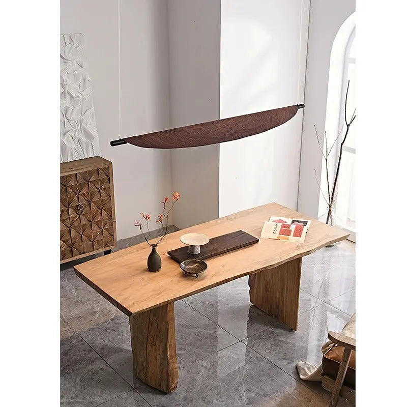 Imitation Wood Elliptical Classic LED Wall Lamp Jens SPINGAR.COM