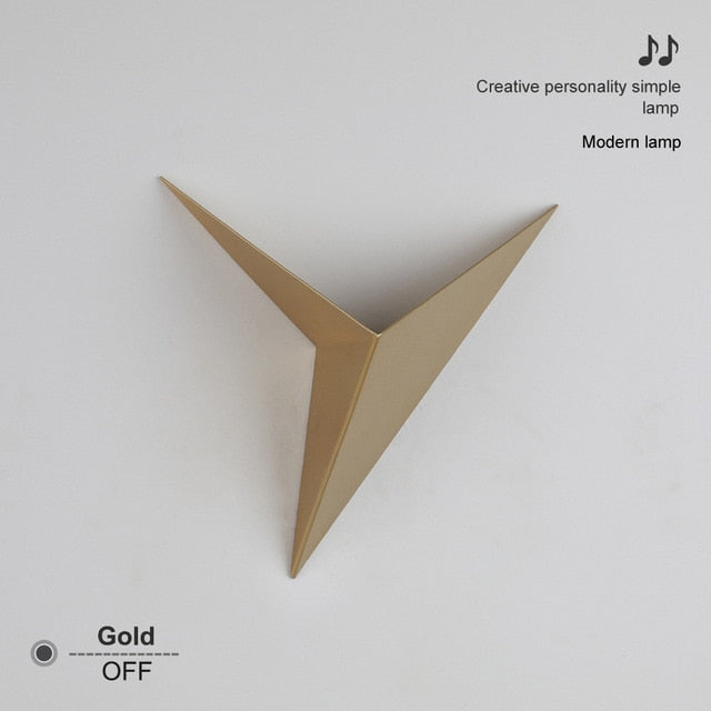 Modern Triangle Shape LED Wall Light Silvano™ ( OUTLET DEAL! ) Spingar.com