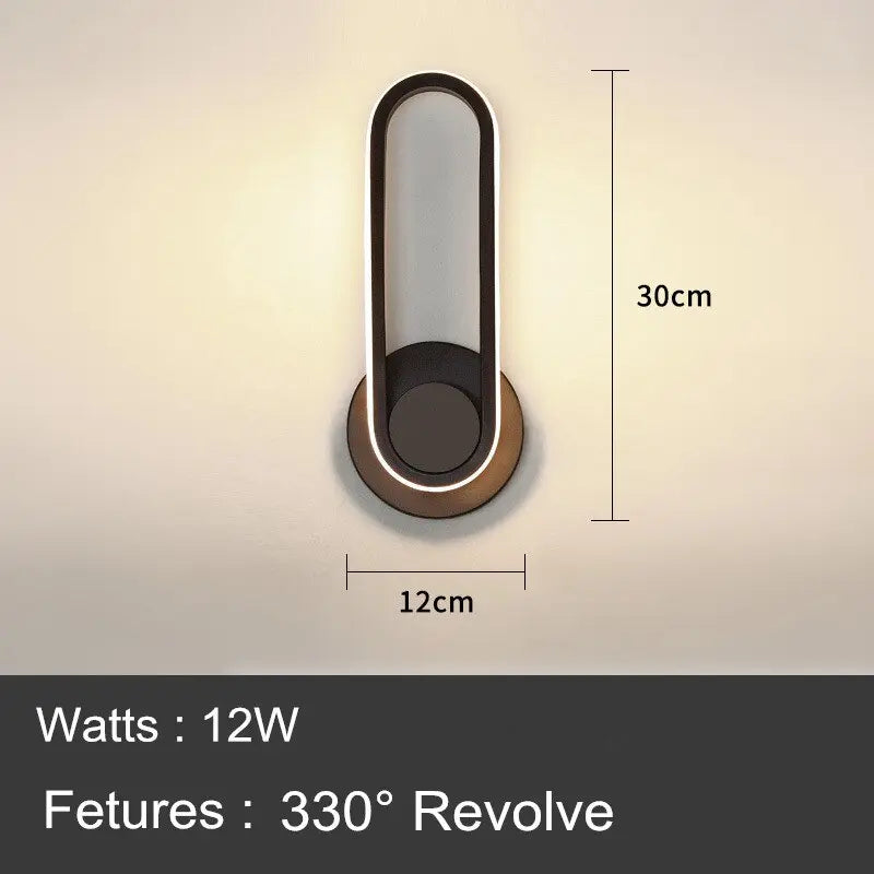 330° Rotation LED Wall Light Maximo™ Spingar.com