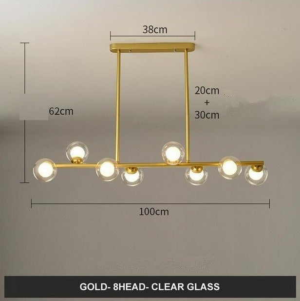 Modern Glass Ball LED Island Pendant lamp Niro™ Spingar.com