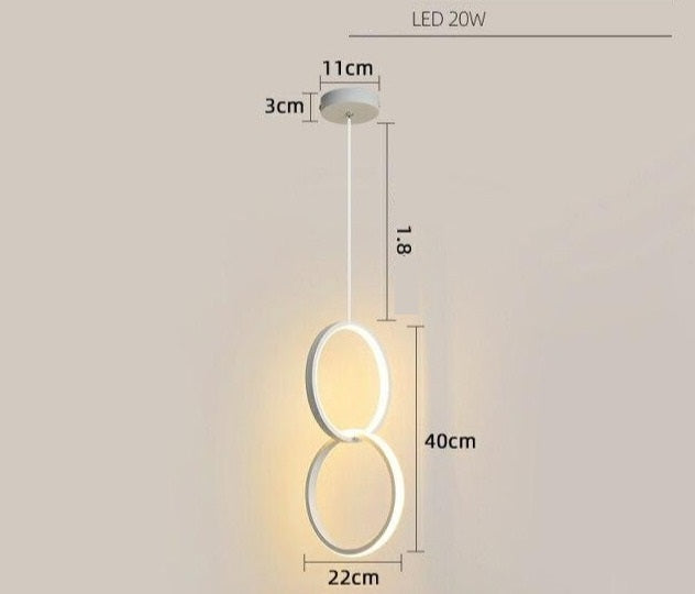 Circle LED Pendant Light Roger™ Spingar.com