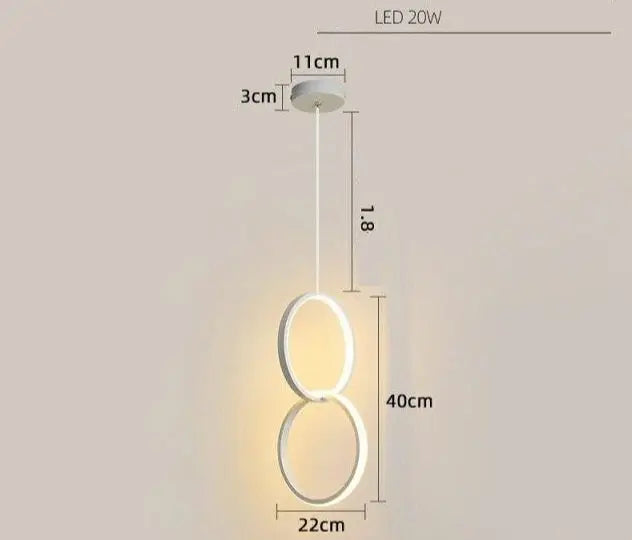 Circle LED Pendant Light Roger™ Spingar.com
