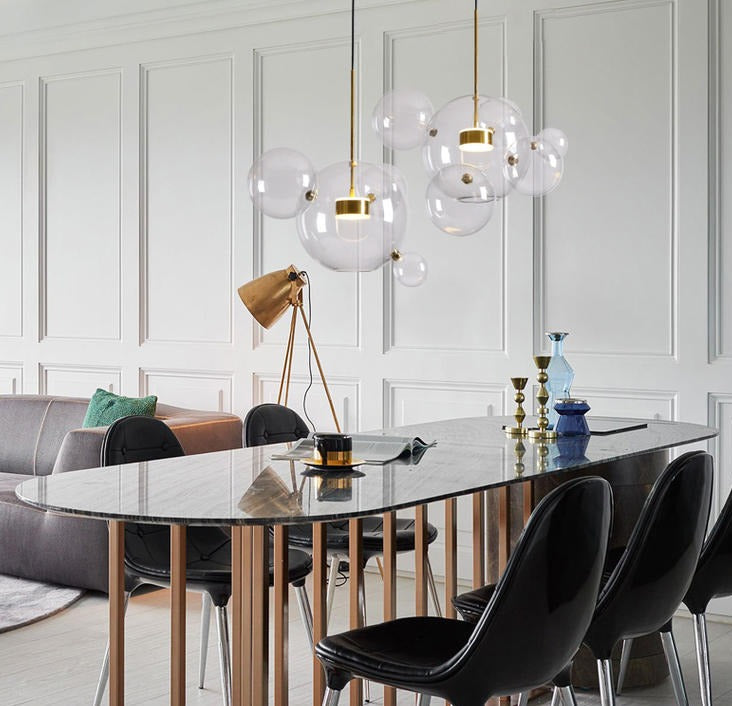 Unique Design Glass Bubble LED Pendant Lamp Edzard SPINGAR.COM
