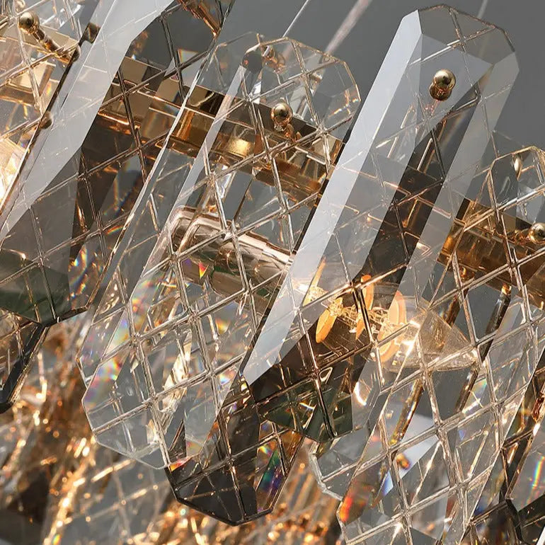 Smoke Grey Crystal Chandelier Timothy™ SPINGAR.COM