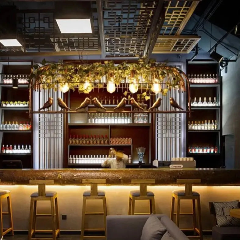 Industrial Vintage LED Island Pendant Lamp Larry SPINGAR.COM