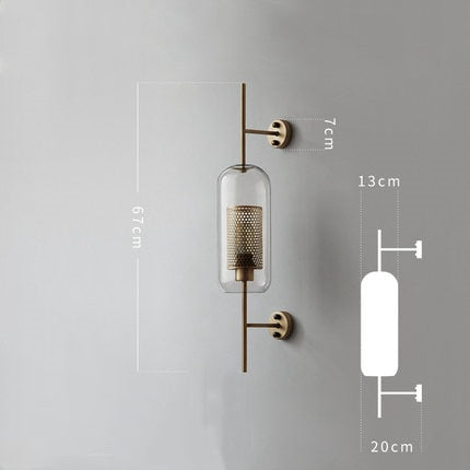 Industrial Vintage Scandinavian Design LED Wall Lamp Donna. SPINGAR.COM